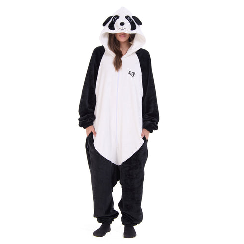 Snuggs Blanket Animal Onesie Panda